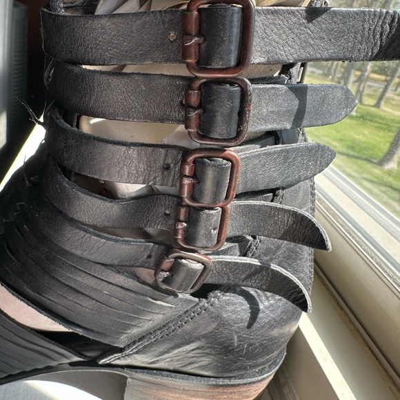 Free birds by Steven Sally Haurache black booties size 10 - Picture 14 of 14
